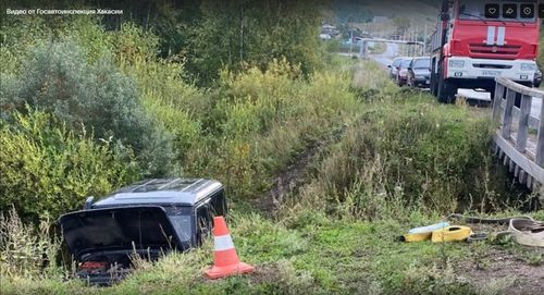 Скриншот кадра видео ГАИ Хакасии